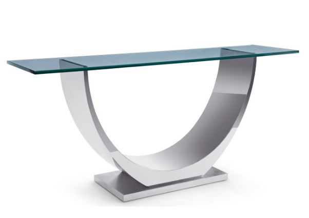 SHERES "Marseilles" Console Table Stainless Steel