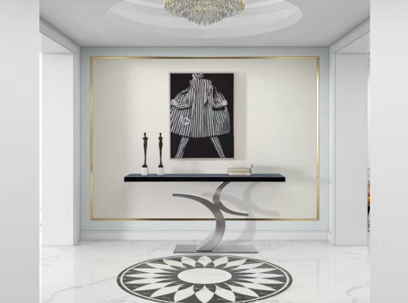 SHERES "Cosmopolitan" Console Stainless Steel