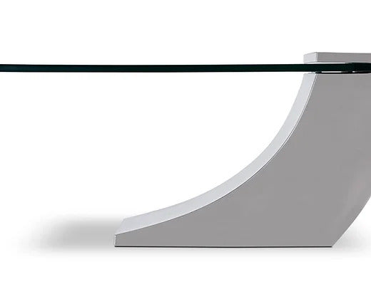 SHERES "Clasp" Cocktail Table, Stainless Steel