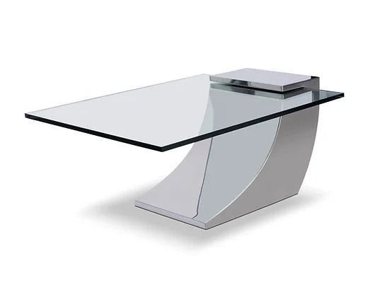 SHERES "Clasp" Cocktail Table, Stainless Steel