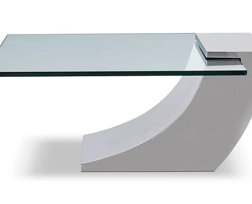 SHERES "Clasp" Cocktail Table, Stainless Steel