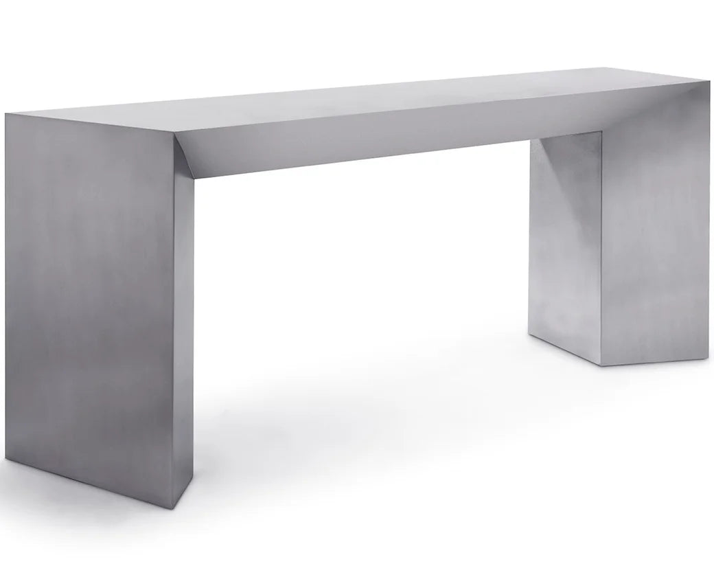 SHERES "Naples" Console Table Stainless Steel